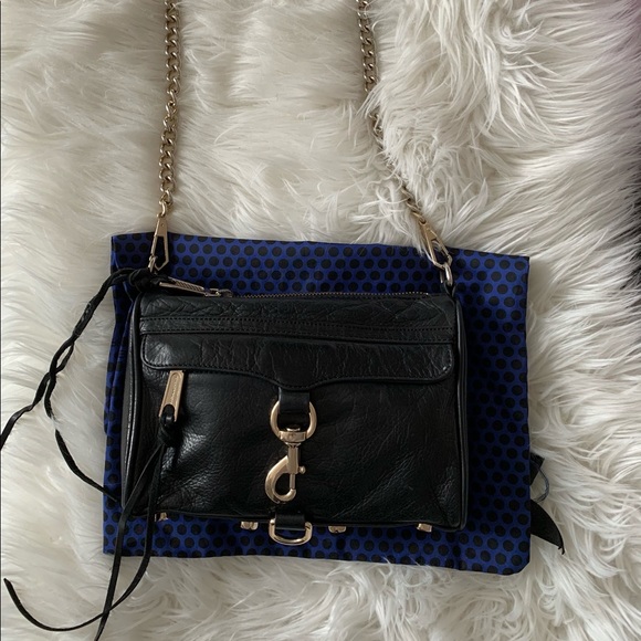 Rebecca Minkoff Mini Mac black crossbody bag - Picture 1 of 3